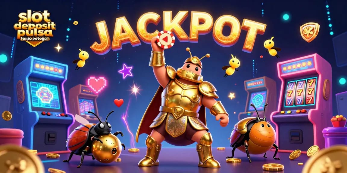 Mainkan slot deposit pulsa tanpa potongan dengan gambar menarik dari karakter lucu di dunia permainan.