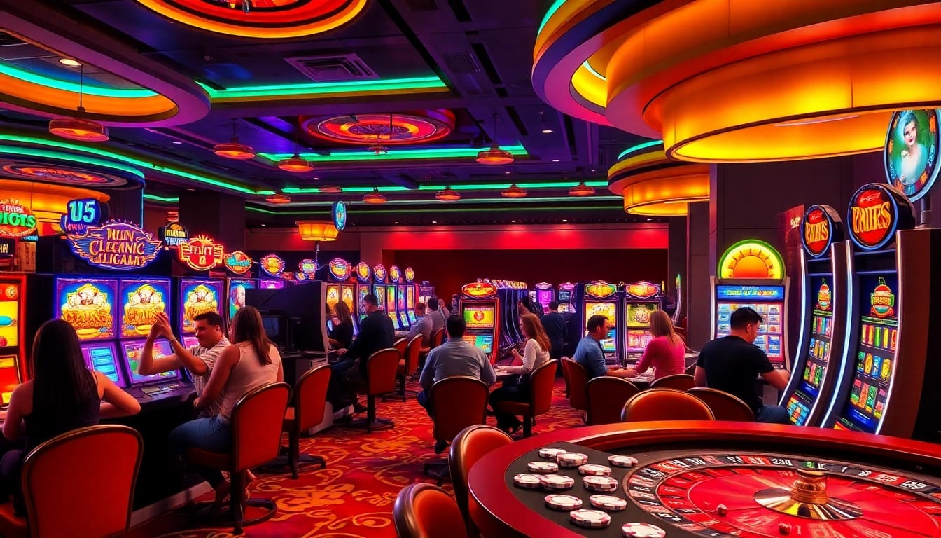 Experience the thrill of demo slot pragmatic action in a luxurious casino setting.