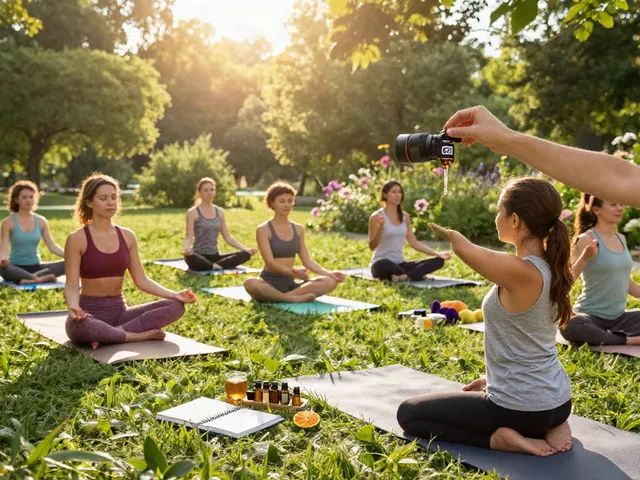 buy weed canada in natural wellness setting with CBD oil, active lifestyle, and healthy community