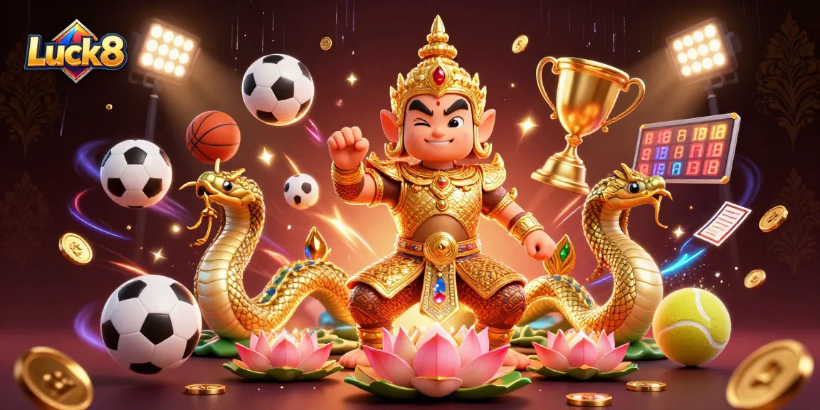Experience the thrill of Luck8 through an exciting blend of dynamic sports betting elements and casino vibes.