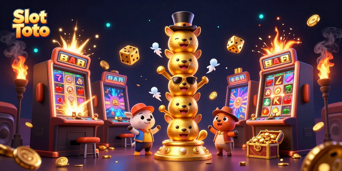 Mainkan Slot Toto dengan totem keberuntungan dan mesin slot jackpot yang melimpah, visual yang menarik.