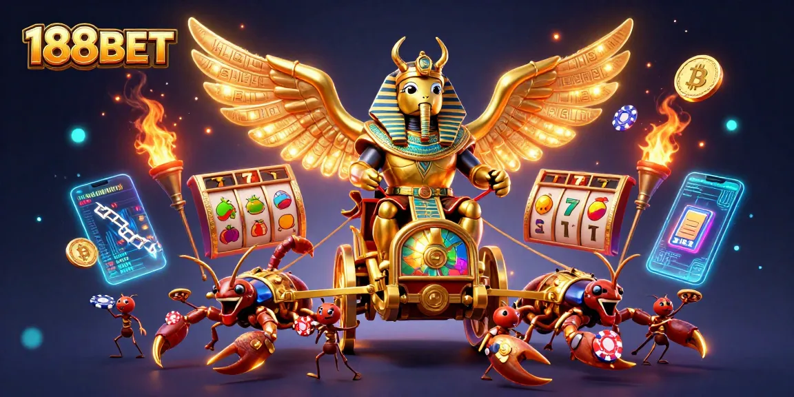Experience thrilling gaming adventures with 188BET, showcasing an exhilarating casino scene.