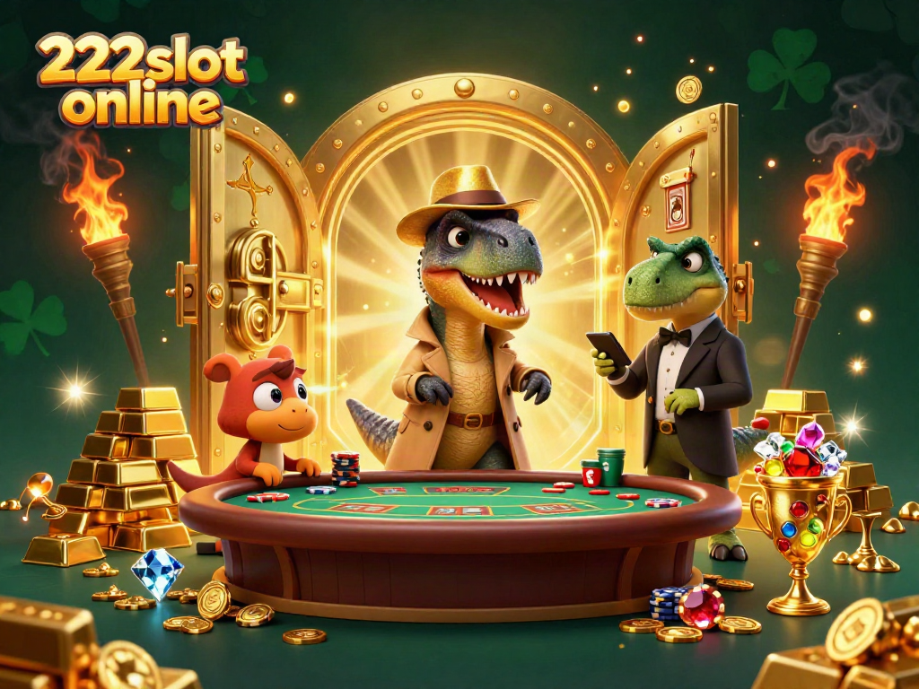 Pengalaman bermain di 222slot online dengan karakter unik di meja blackjack yang menarik.