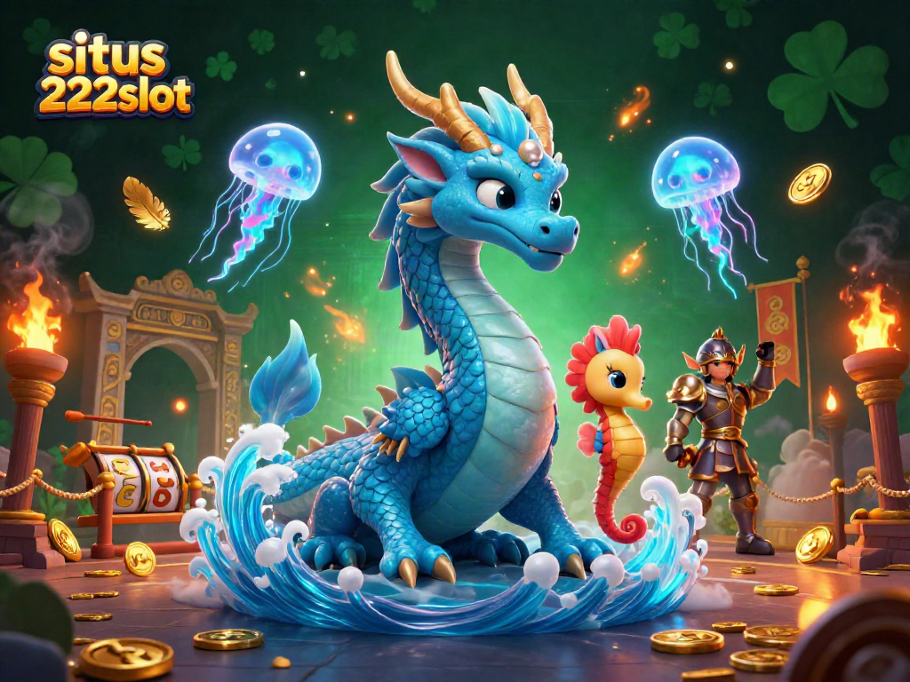 Menangkan di situs 222slot dengan mahakarya slot tak tertandingi yang dikelilingi oleh makhluk laut berwarna-warni.