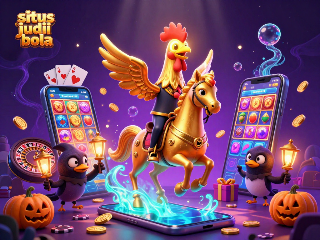 Engage with situs judi bola through thrilling bets among golden roosters and lively gaming elements.