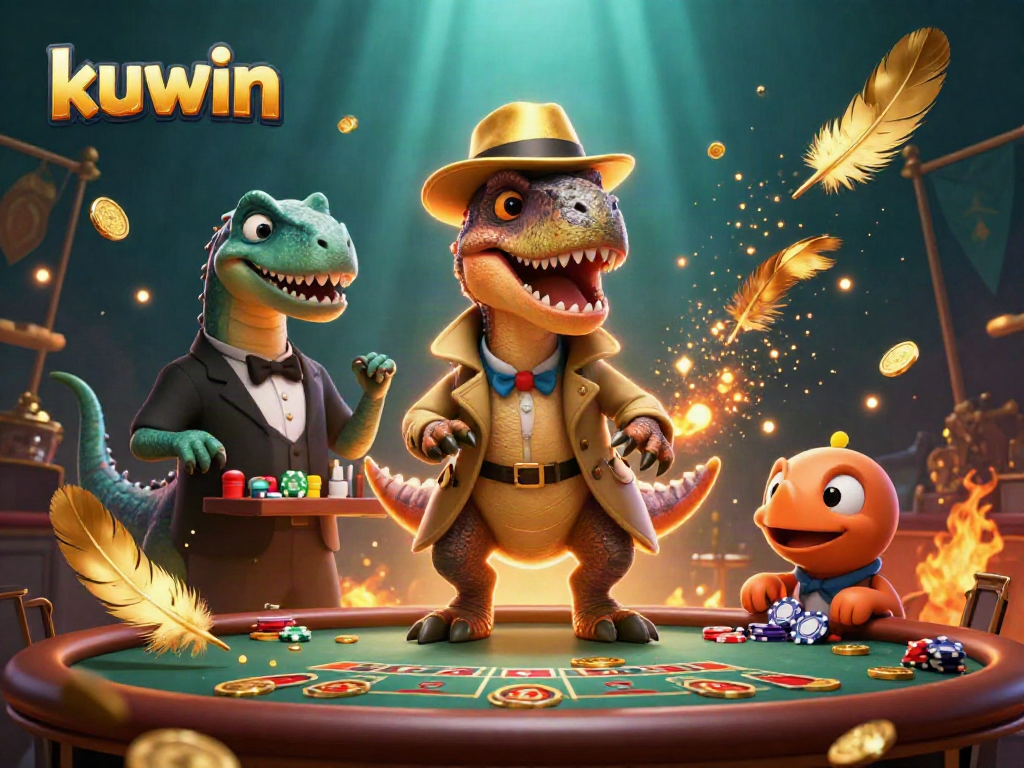 Join kuwin at the blackjack table with a card-counter velociraptor, stegosaurus pit boss, and pickpocket.