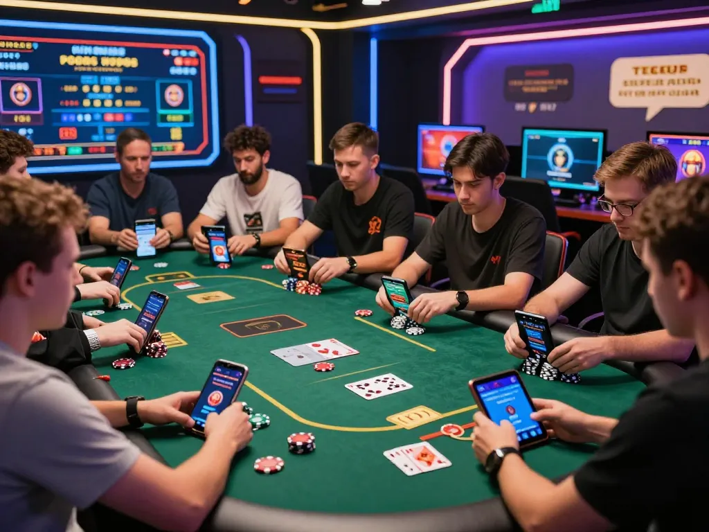 Engaged players enjoying diverse games at 8kbetcom.club/ in a vibrant online gambling atmosphere.