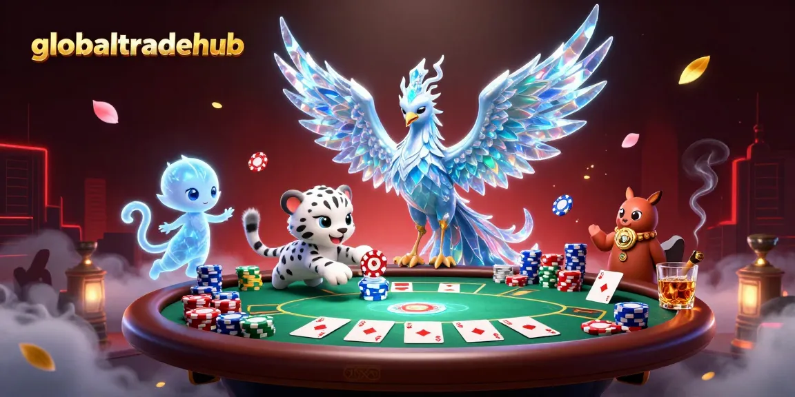Experience the exhilarating world of globaltradehub with vibrant characters and immersive casino elements.