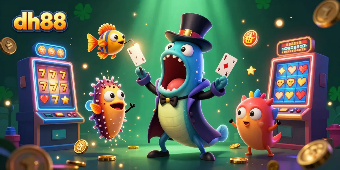 Play and win at dh88 with a vivid, magical underwater casino experience featuring unique sea creatures.