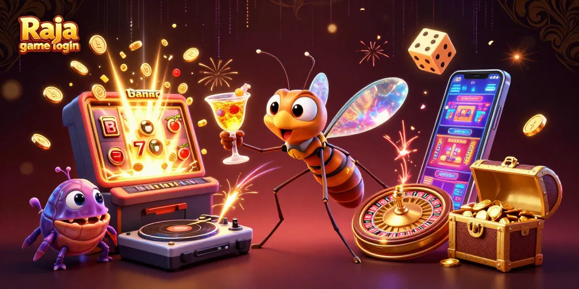 Engage in thrilling gameplay with Raja game login while enjoying a vibrant casino scene.