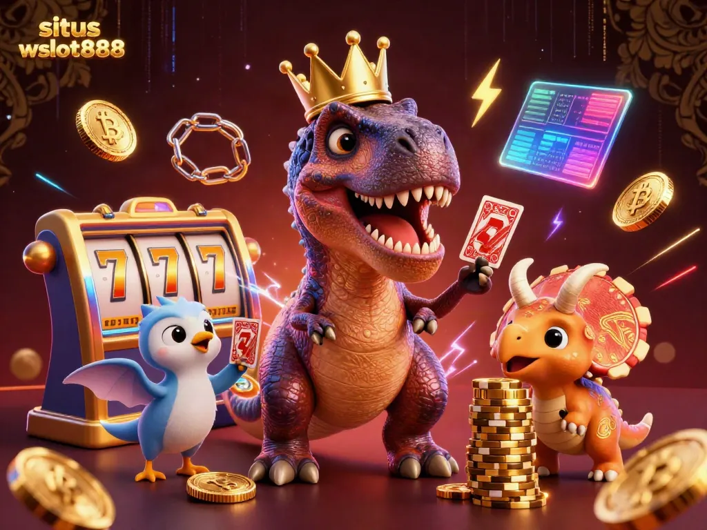 Menghidupkan pengalaman bertaruh pada situs wslot888 dengan karakter 3D kartun di kasino digital yang kaya warna.