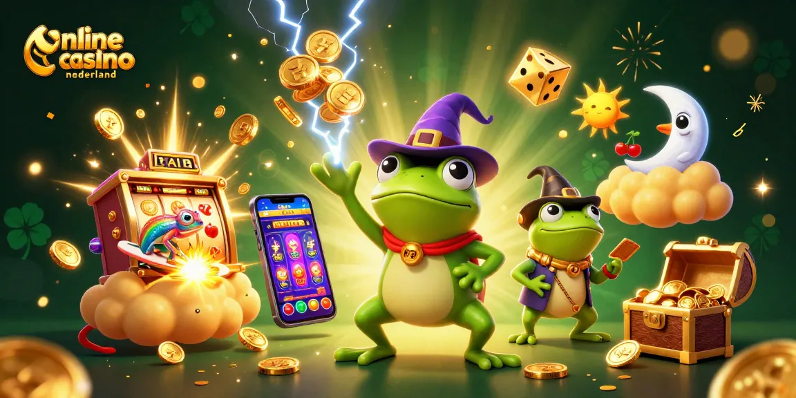Experience the thrill at online casino nederland with dynamic 3D illustration of winning moments.