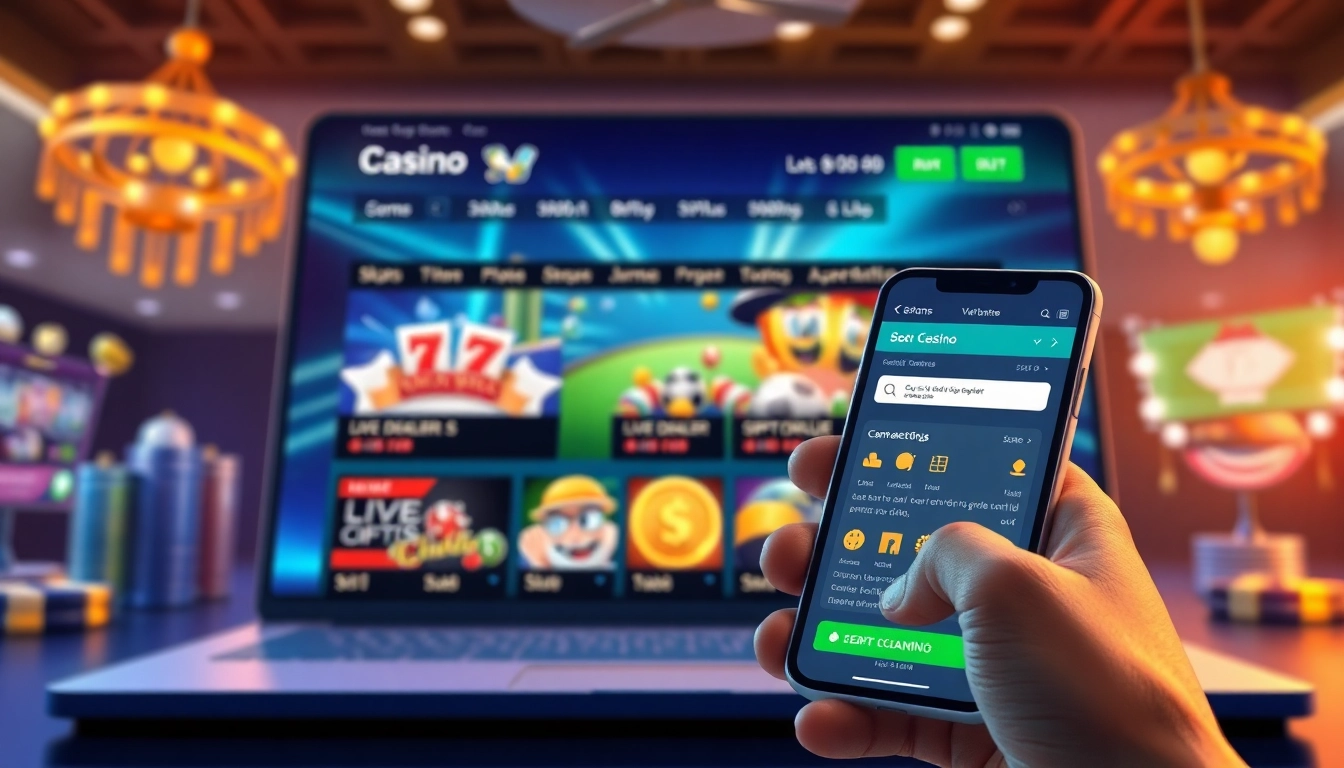 Interactive gaming platform interface at https://whycazino.com showcasing diverse casino games and user-friendly design.