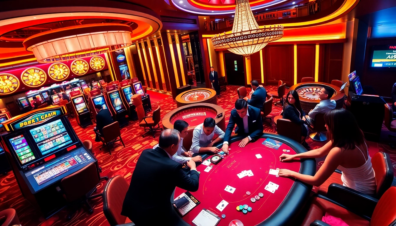 Experience the thrill of gambling at https://xn8844.com/ with lively casino action at poker tables and slot machines.