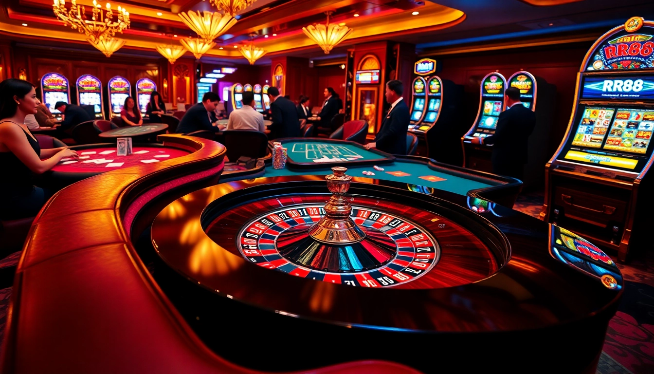 Experience the excitement of RR88 with vibrant casino games and modern slot machines.