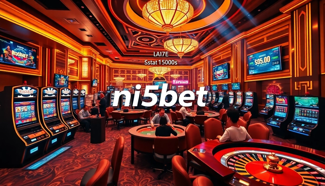 Experience the excitement of nhà cái i5bet with high-stakes poker and thrilling roulette games.